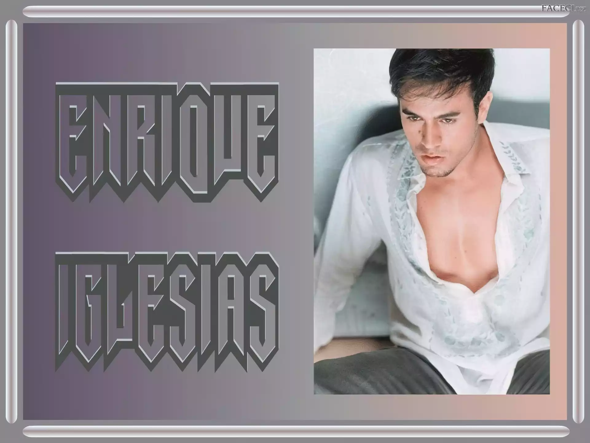 Koszula, Enrique Iglesias, Rozpięta