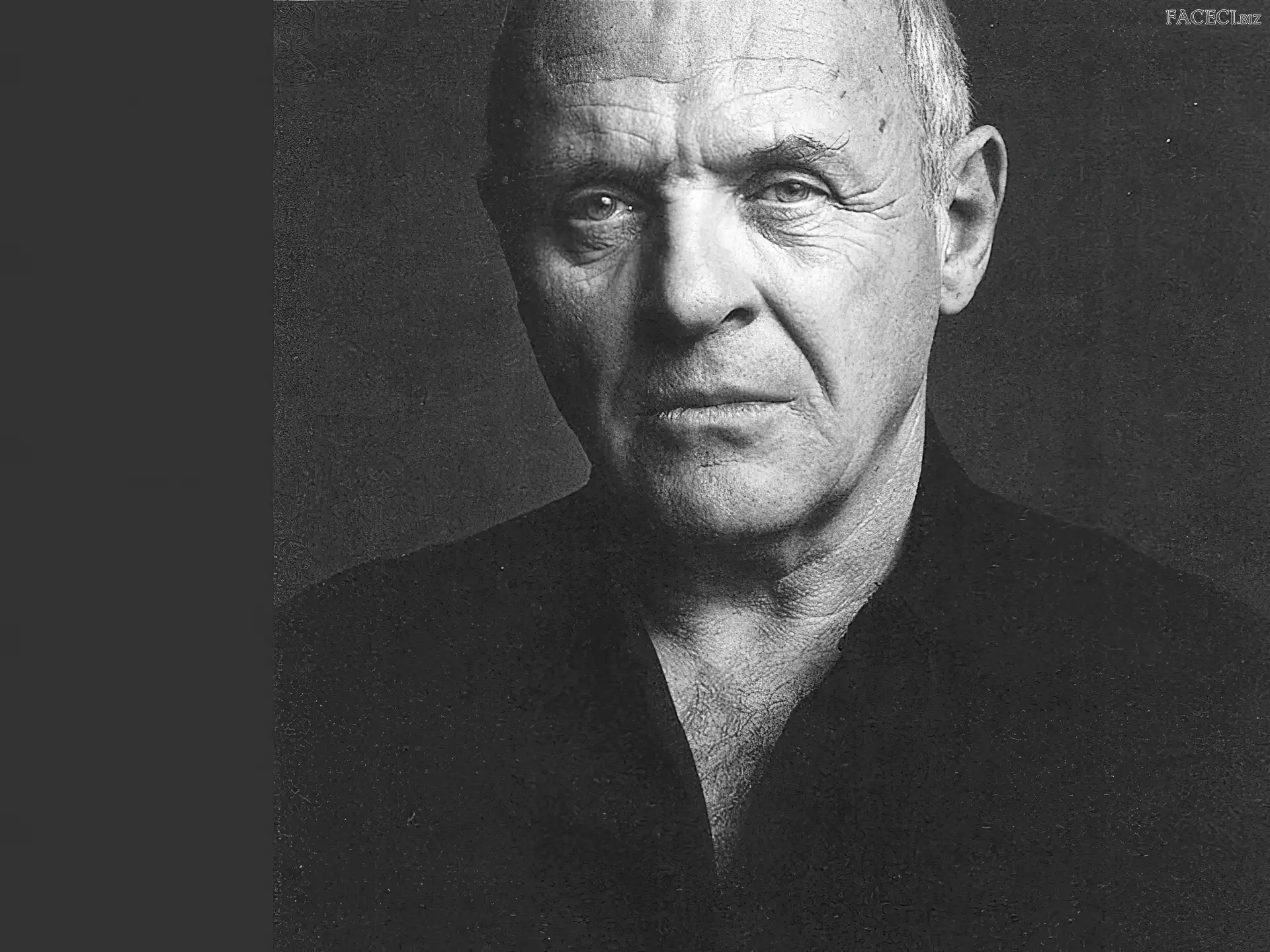 marynarka, Anthony Hopkins, czarna